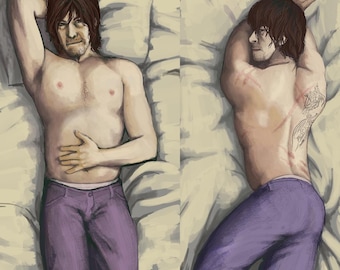 Daryl Dixon Dakimakura The Walking Dead TWD Body Pillow Case