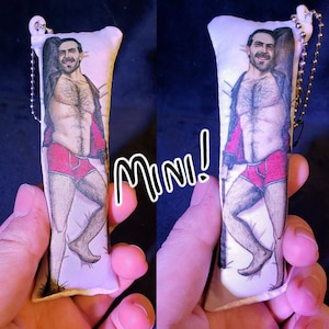 TWD Negan MINI Dakimakura Keychain The Walking Dead