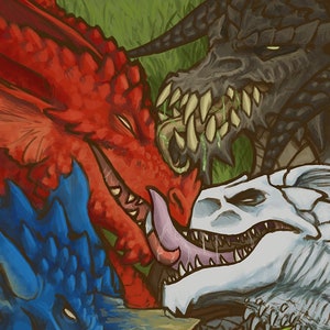 Tiamat Dakimakura Chromatic Five-Headed Dragon Goddess Body Pillow Case