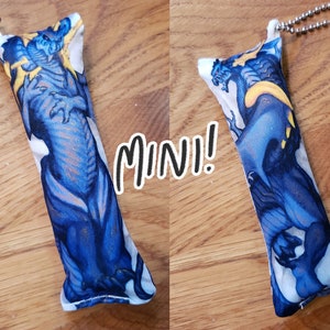 Bahamut FFXIV MINI Double-Sided Keychain Dakimakura Final Fantasy 14 Monster Pillow