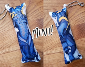 Bahamut FFXIV MINI Double-Sided Keychain Dakimakura Final Fantasy 14 Monster Pillow