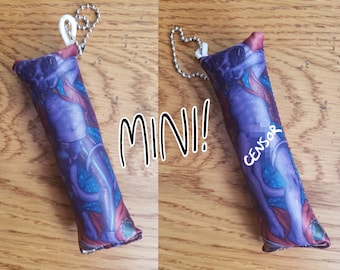 Purple Tiefling MINI Dakimakura Keychain Double Sided D&D Blood Hunter
