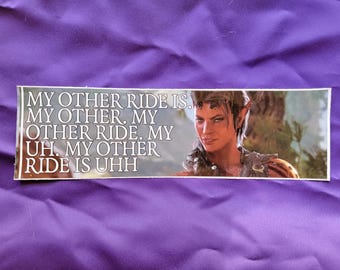Karlach "My Other Ride" Bumper Sticker