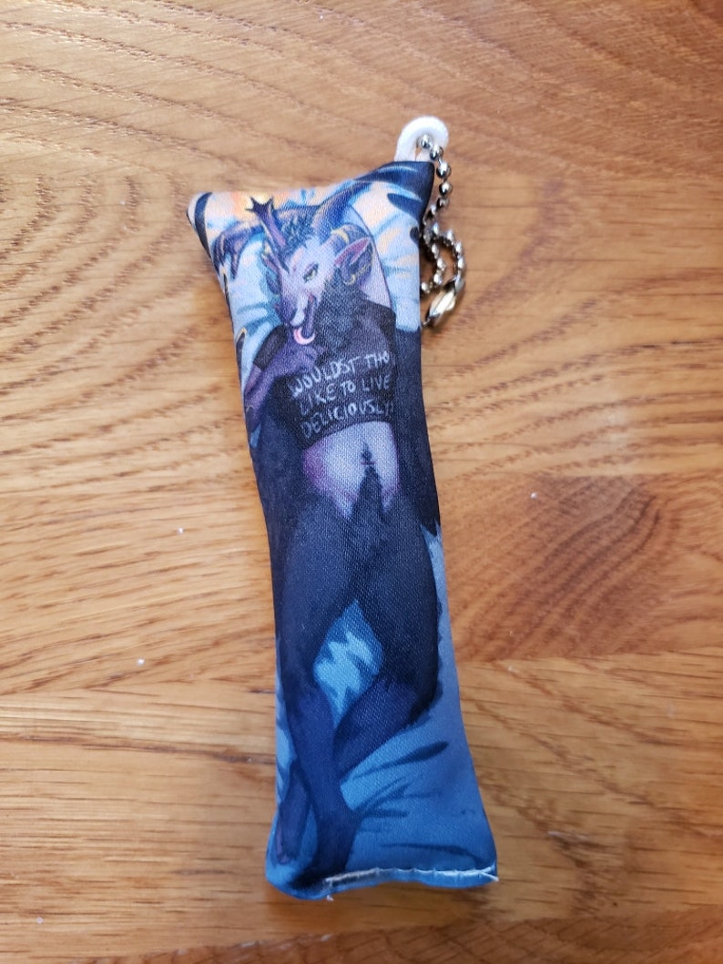 Baphomet MINI Keychain Dakimakura Satanic Deity Goat Person - Etsy
