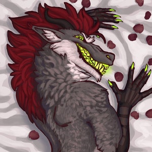 Dragon Dakimakura Körper Kissenbezug NSFW Double-Sided Raigr Redtail Original Charakter ausgereift