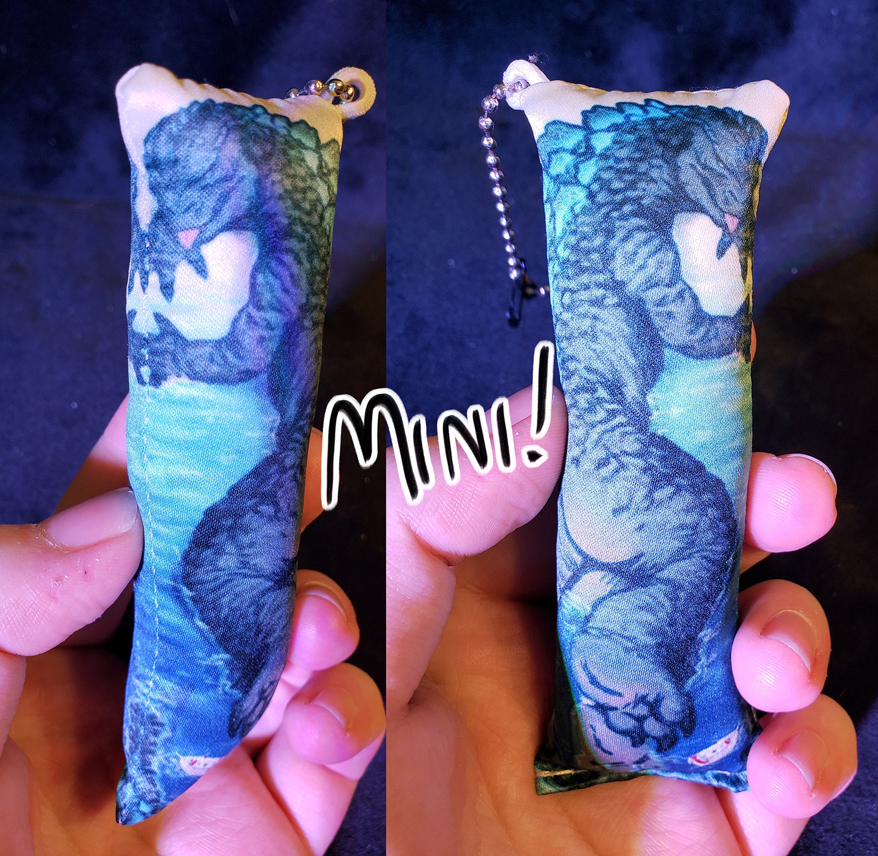 Godzilla MINI Dakimakura Keychain Kaiju King of the Monsters Etsy