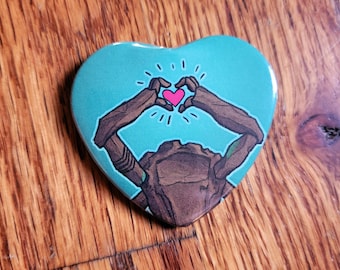 Project Hail Mary Rocky Heart Button