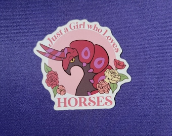 Horse Girl Sticker