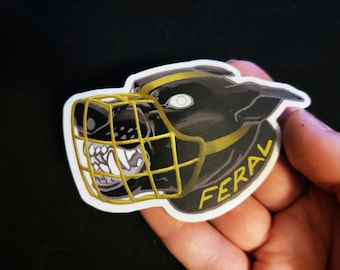 Feral Dog 3" Sticker