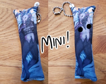 Baphomet MINI Keychain Dakimakura Satanic Deity Goat Person Woman Nude Furry Body Pillow