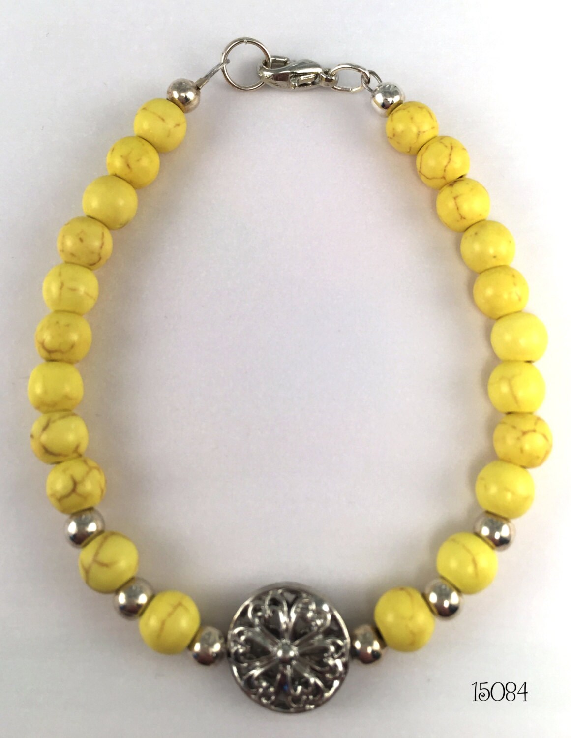 Yellow - Handmade Beadwork Bracelet 31
