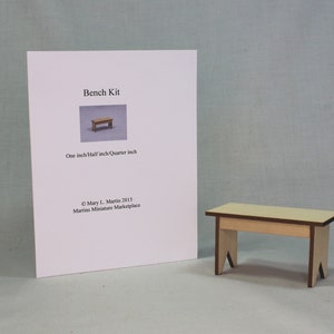 Miniature Bench Kit