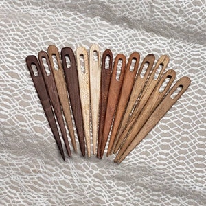 Wooden Nalbinding needle nålbinding tool viking tapestry nal looping