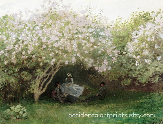 Nympheas Giclee Print Claude Monet Canvas Print Art Decoration Home Decor 8x10