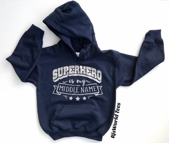 superhero hoodie toddler