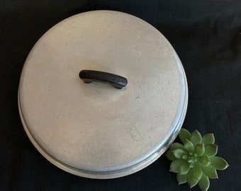 Cast Aluminum Lid, Vintage Cookware Replacement Cover for Ware Ever Dutch Oven or Large Skill, Retro Cookware