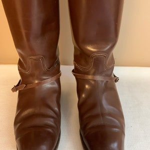 Botas de montar inglesas Botas de cuero marrón vintage para | Etsy México