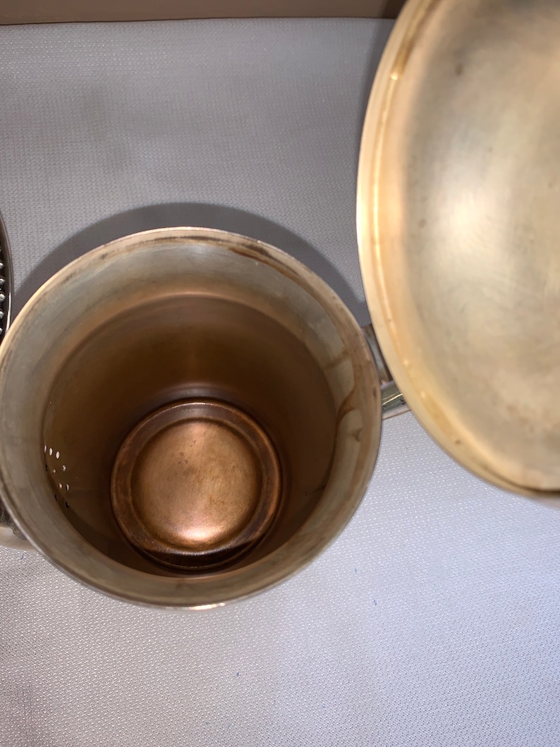 Vintage Silver Plated Coffee Service, Paul Revere Style, Wedding Decor image 8