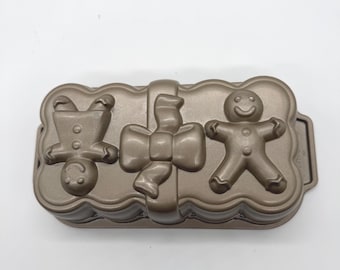 Nordic Ware Gingerbread Loaf Pan, Vintage Holiday Baking Mold