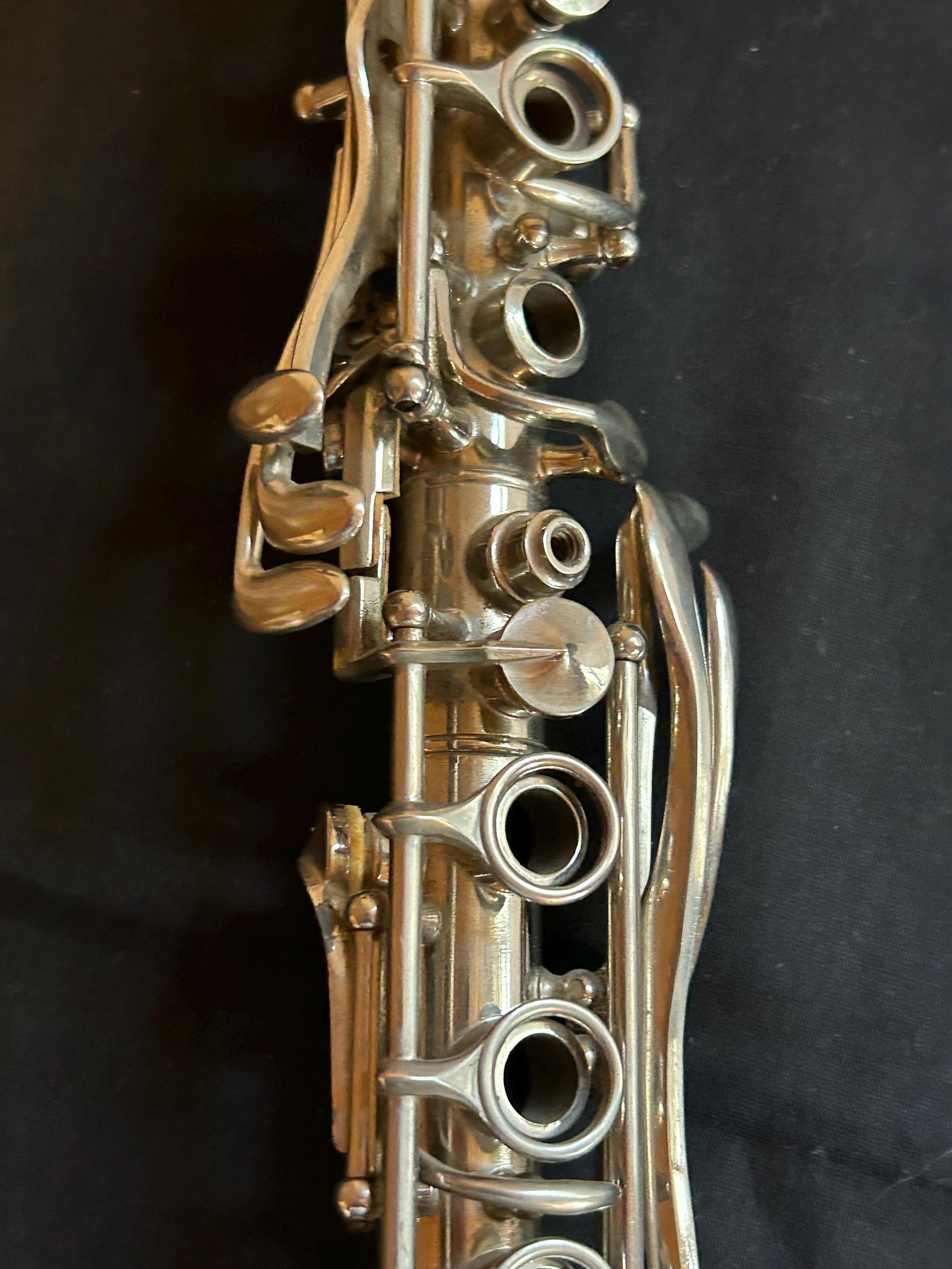 Vintage Buckingham Silver Clarinet: English Metal Jazz Relic