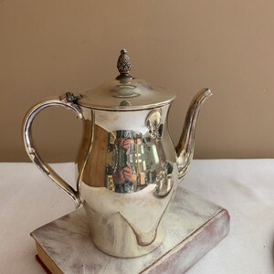 Vintage Silver Plated Coffee Service, Paul Revere Style, Wedding Decor image 2