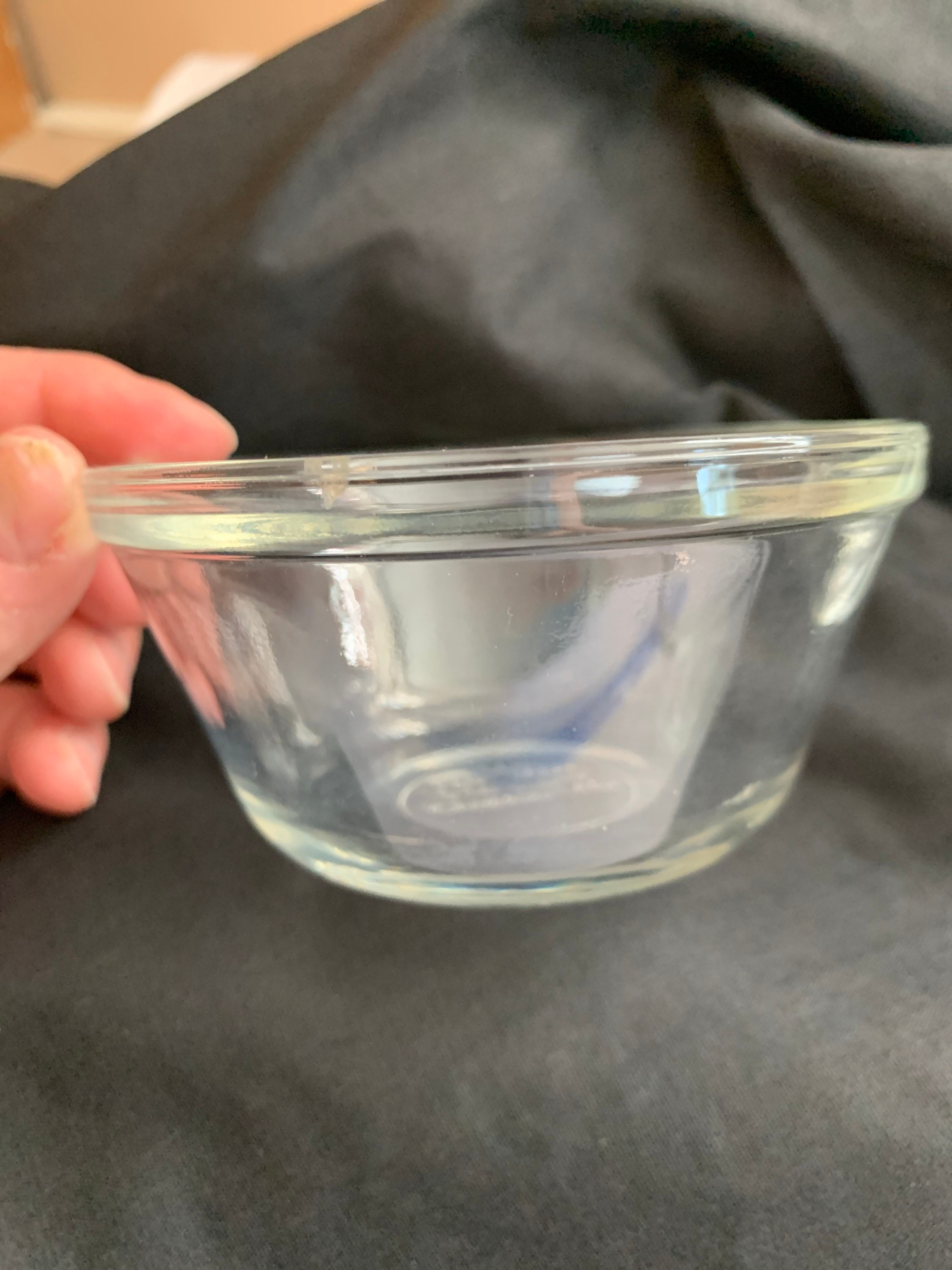 Vintage Glass Dish Set of 4 Clear 6 Ounce Glass Cooking Etsy Singapore