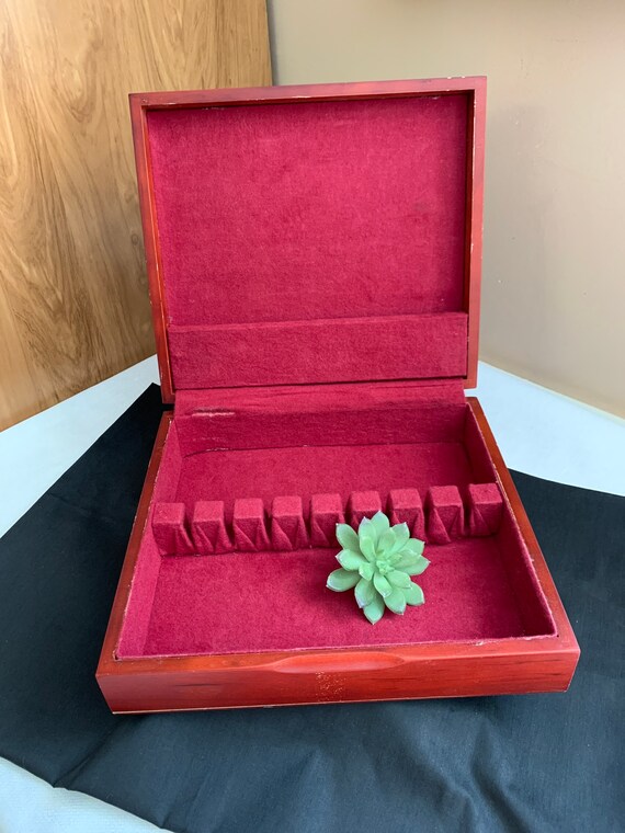 Small Silver Chest Vintage Storage for Flatware Anti Tarnish Etsy