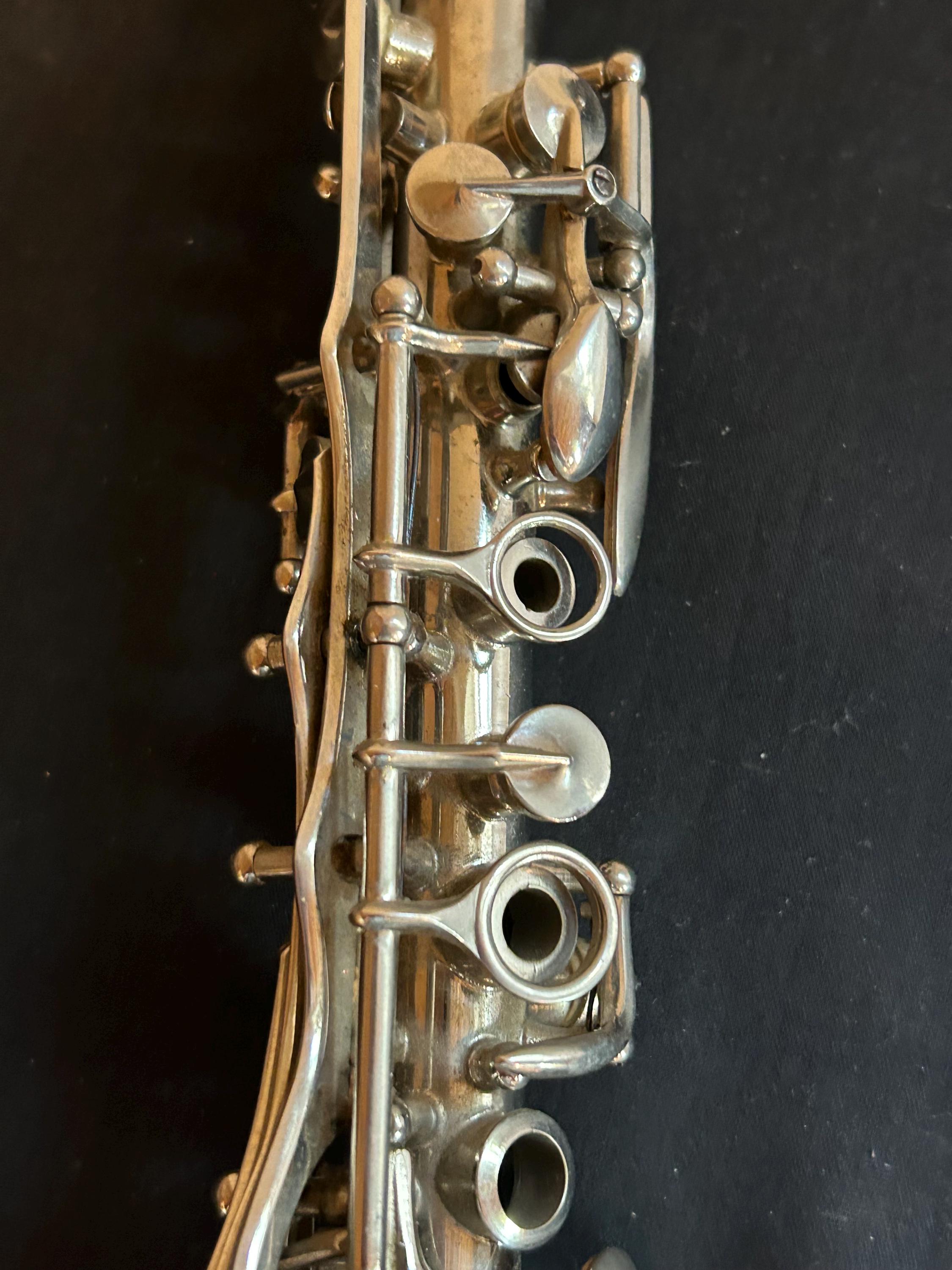 Vintage Buckingham Silver Clarinet: English Metal Jazz Relic