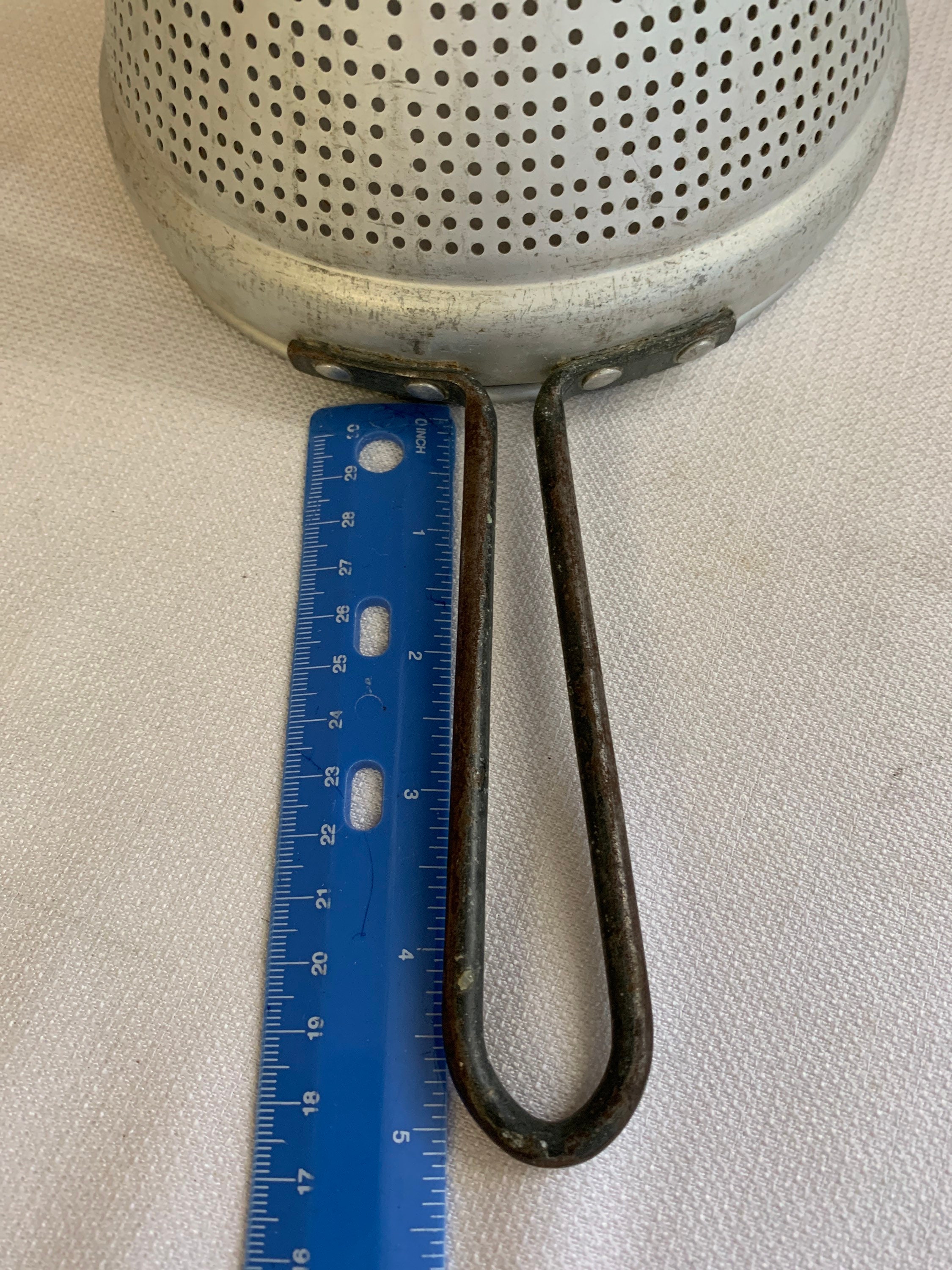 Aluminum Cone Food Mill Vintage Metal Strainer Food Prep Etsy