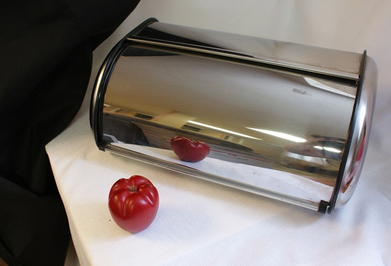 Vintage Bread Box Chrome Bread Box Counter Storage Kitchen Etsy