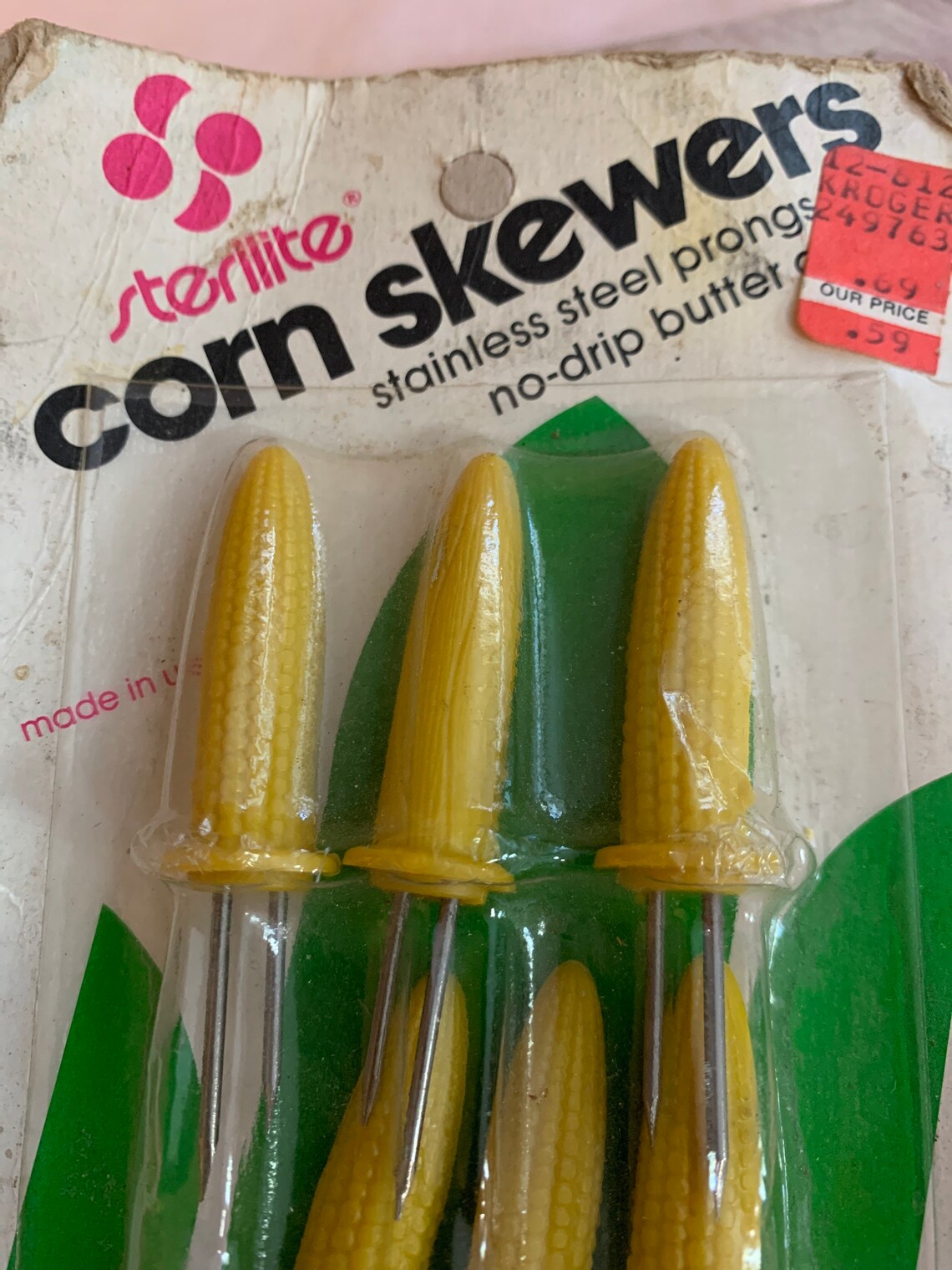 Vintage Corn Holders NOS 6 Corn on the Cob Picks For Eating Etsy