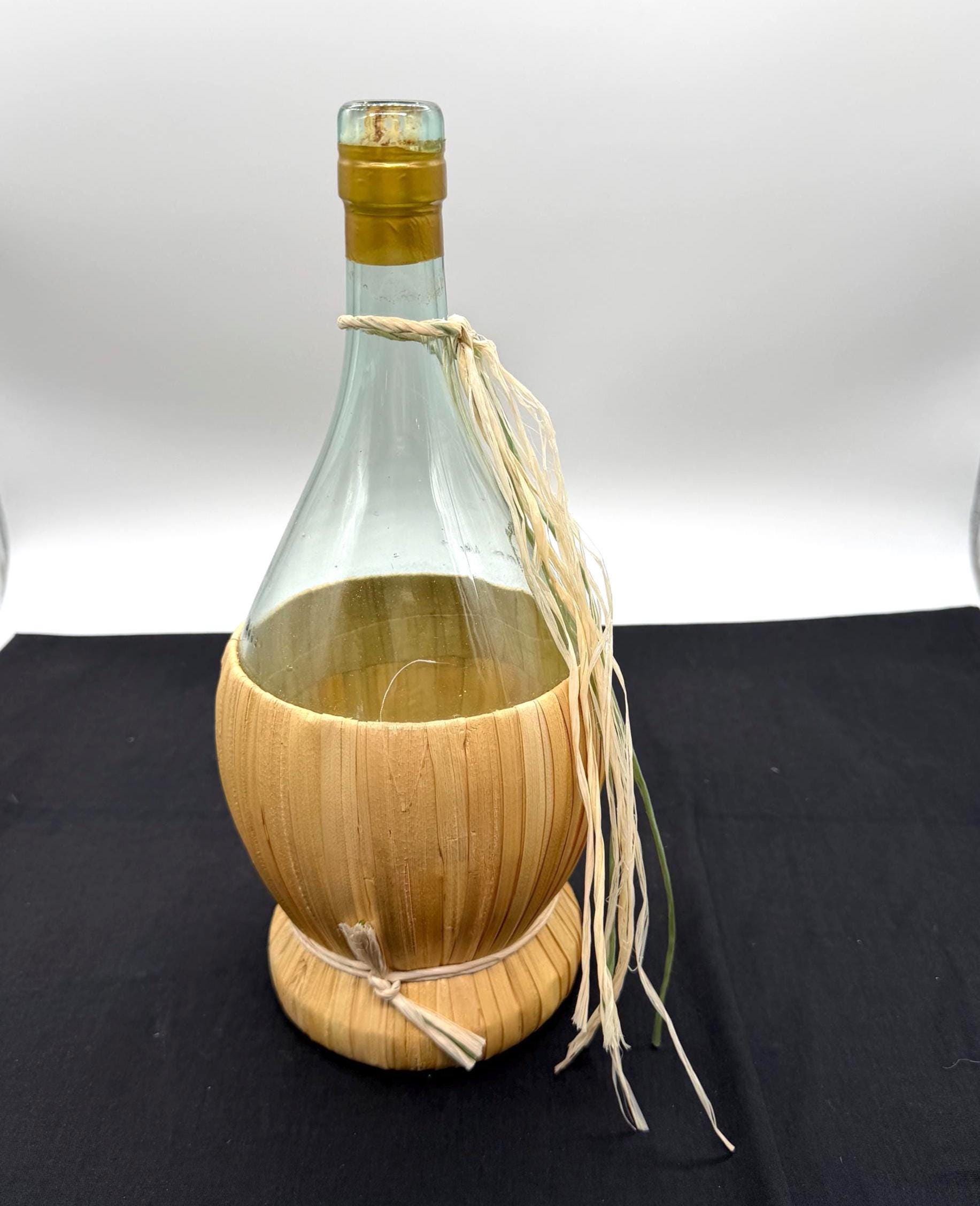 Vintage Chianti Bottle - Etsy