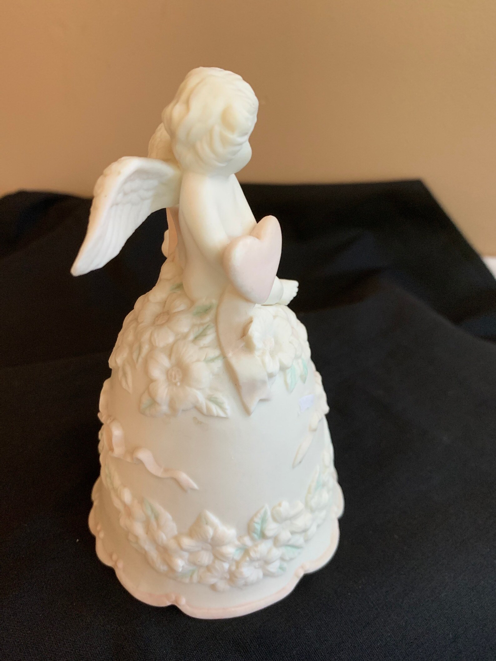 Angel Music Box Vintage Ceramic Bell Shaped Musical Gift Etsy