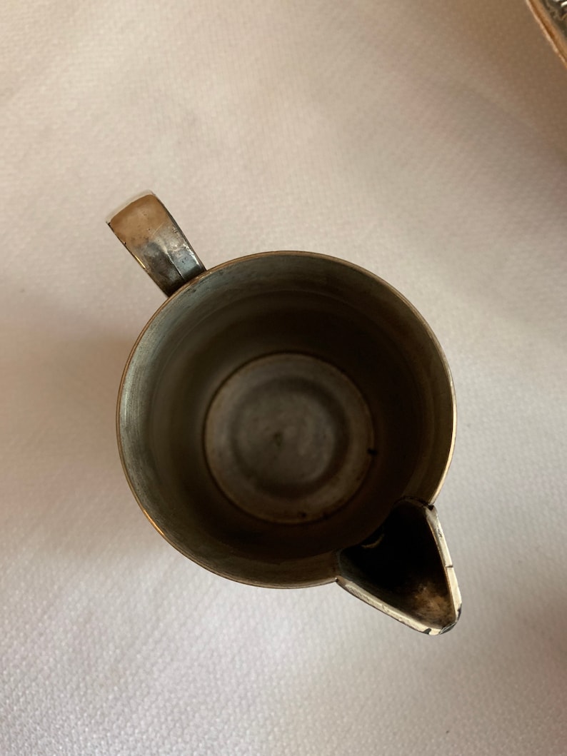 Vintage Silver Plated Coffee Service, Paul Revere Style, Wedding Decor image 10