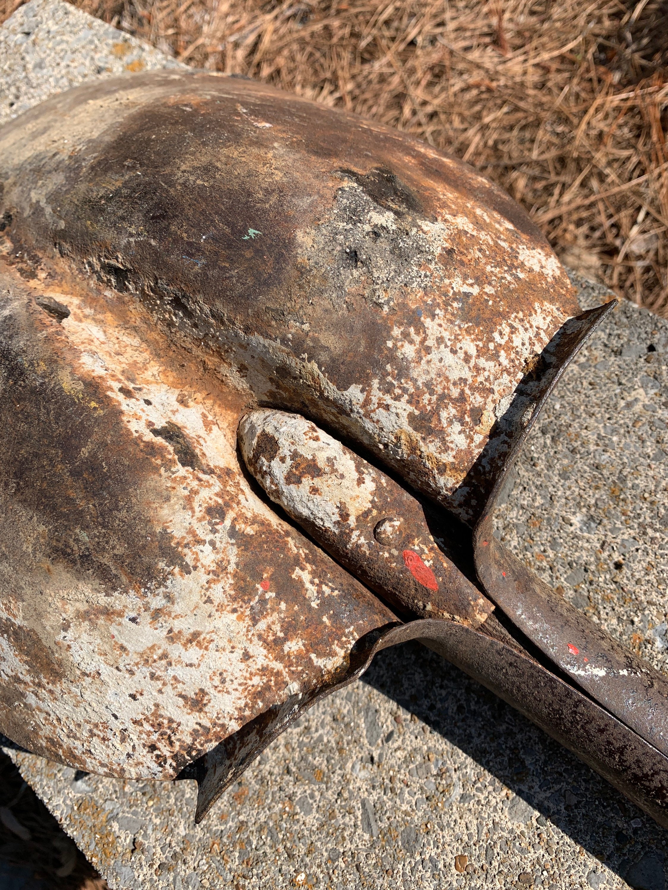 Vintage Shovel Head Large Rusty Shovel Farm Corn Tool Etsy