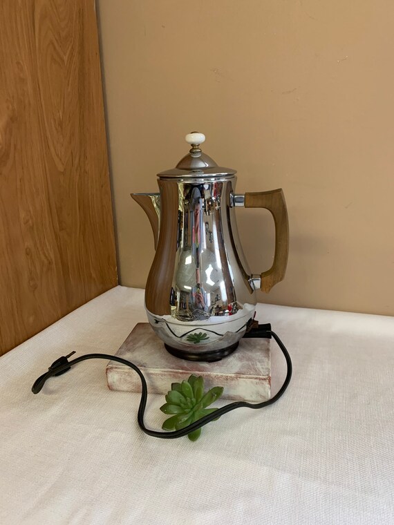 Vintage Art Deco Coffee Pot 10 Cup 