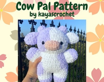 Crochet Cow Pal PDF PATTERN