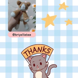 Snuggle Kitty Crochet Pattern | Snuggle Series | Crochet Cat Pattern | Low Sew Amigurumi | PDF Download image 8