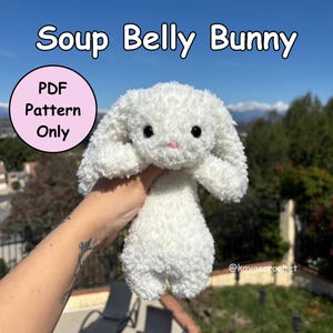 Suppenbauch Häschen Häkelanleitung | Hase Amigurumi | PDF-Download
