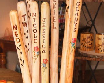 custom hiking sticks