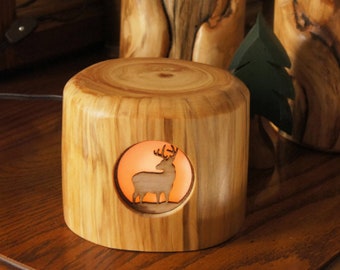 Elk light/Rustic Accent Light/Rustic Night Light/Affordable Gift