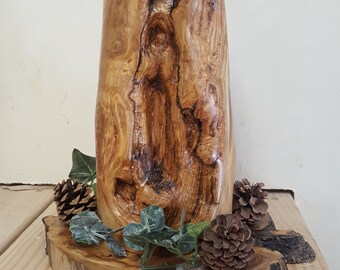 Rustic Candle / Distressed Aspen Centerpiece