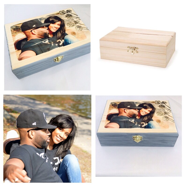 Personalized Keepsake Box, Anniversary Gifts, Jewelry Box, Wedding