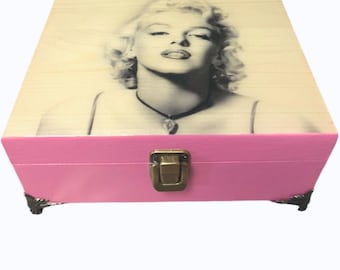 Marilyn Monroe, keepsake Box, gifts, photo, Marilyn Monroe art, birthdaygifts, Photo, vintage, movies, star, unique gifts, jewelry Box,
