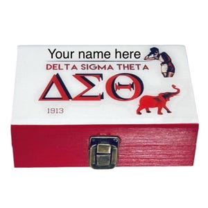 Delta Sigma , DST sorority, college gifts, graduation gift, dorm room decor, keepsake box, graduation, hbcu, Delta Sigma gift
