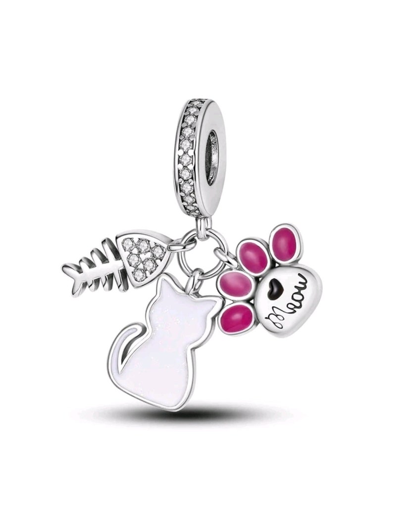 Kitten Similar Pandora Charms Cat for Pandora Heart Cat Etsy