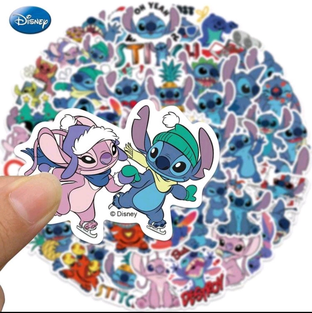 Stitch Sticker Pack/ Disney Lilo Stitch Stickers Disneyland Disney World  Ohana Aloha Hawaii Laptop Bujo Bullet Journal Planner Water Bottle 