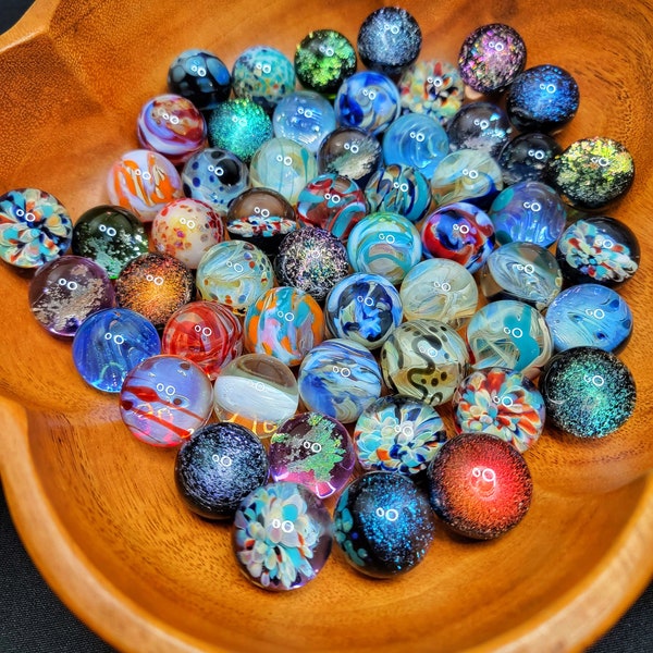 Borosilicate Marbles | Handmade Lampwork Glass | Multiple Options Available