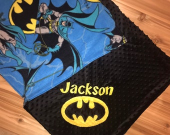 batman receiving blankets