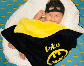 batman receiving blankets